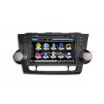 8 inch special car dvd player for Toyota Hihglander GPS system Free Map +Free Shipping & Gift