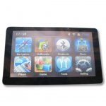7 inch GPS navigation, DDR 128 MB, Bluetooth + AV IN + FM, MTK solution, 468 MHz, CE 5, free shipping-4GB + wall charger